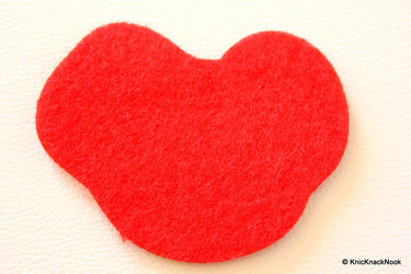 Alien Felt Applique Patch Yellow And Red